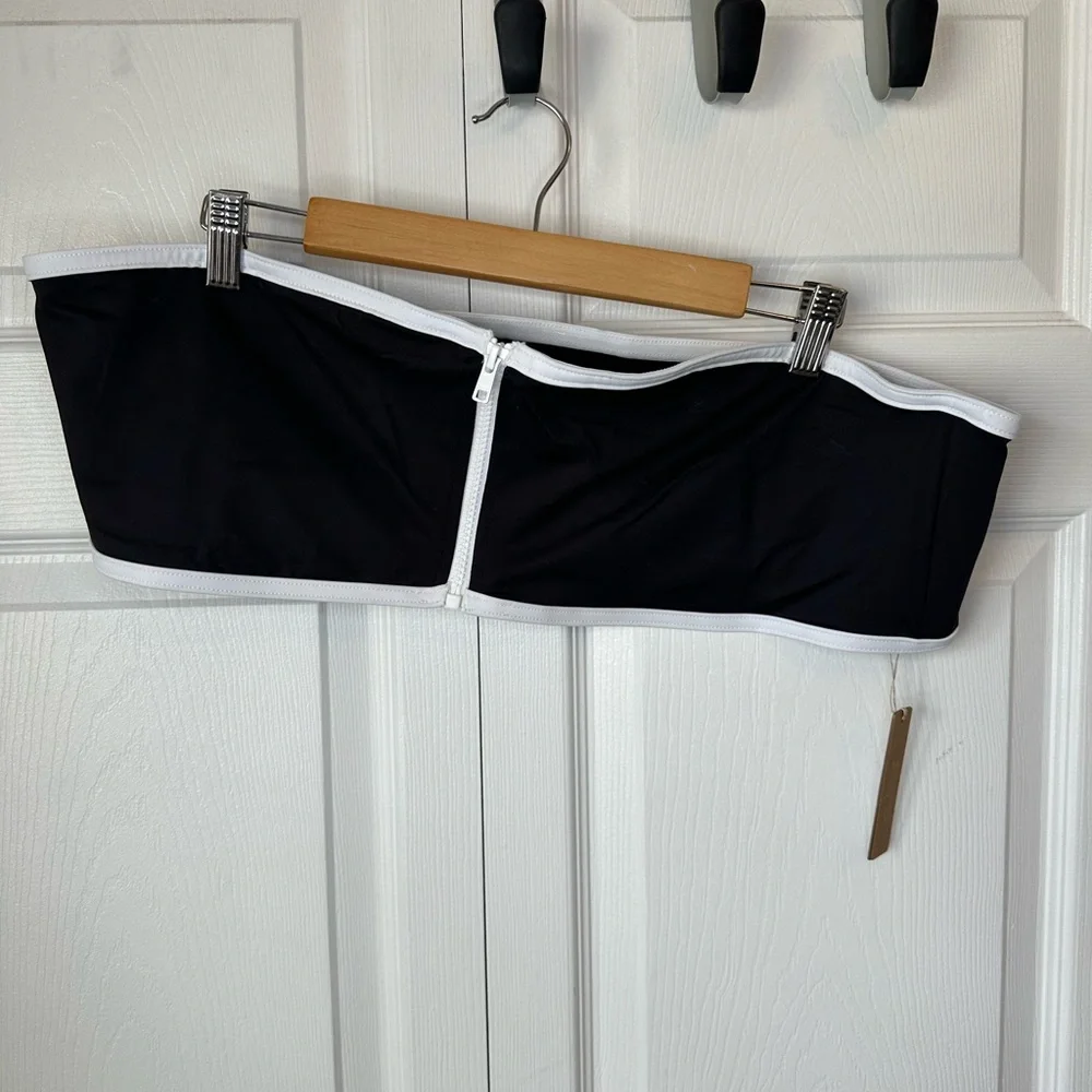 SKIMS Sporty Zipper Swim Skirt Bandeau Set 4X